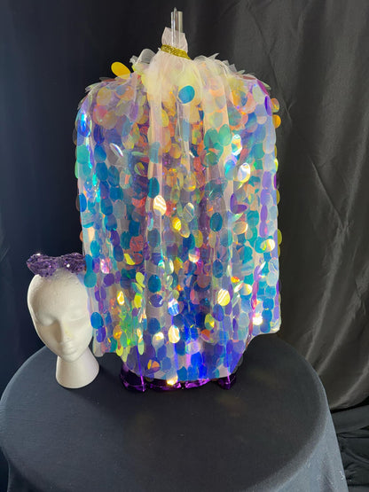 *3-6 Months - Mermaid Dreams OOC/FF in Purple and Turquoise