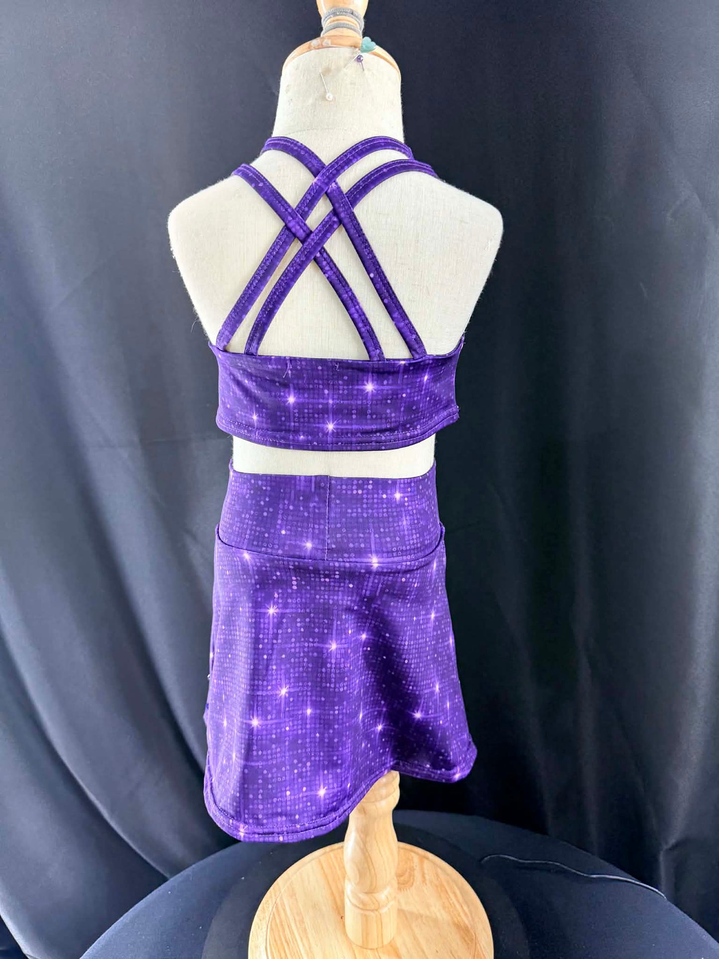 3T Purple Fitness Wear