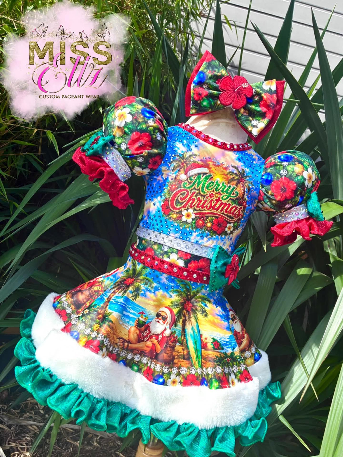 2/4 slim 5 Hawaiian Santa By Miss Ellz