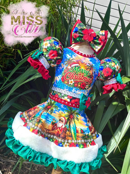 2/4 slim 5 Hawaiian Santa By Miss Ellz