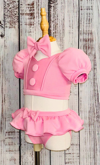 12/2 Pink Natural Swim