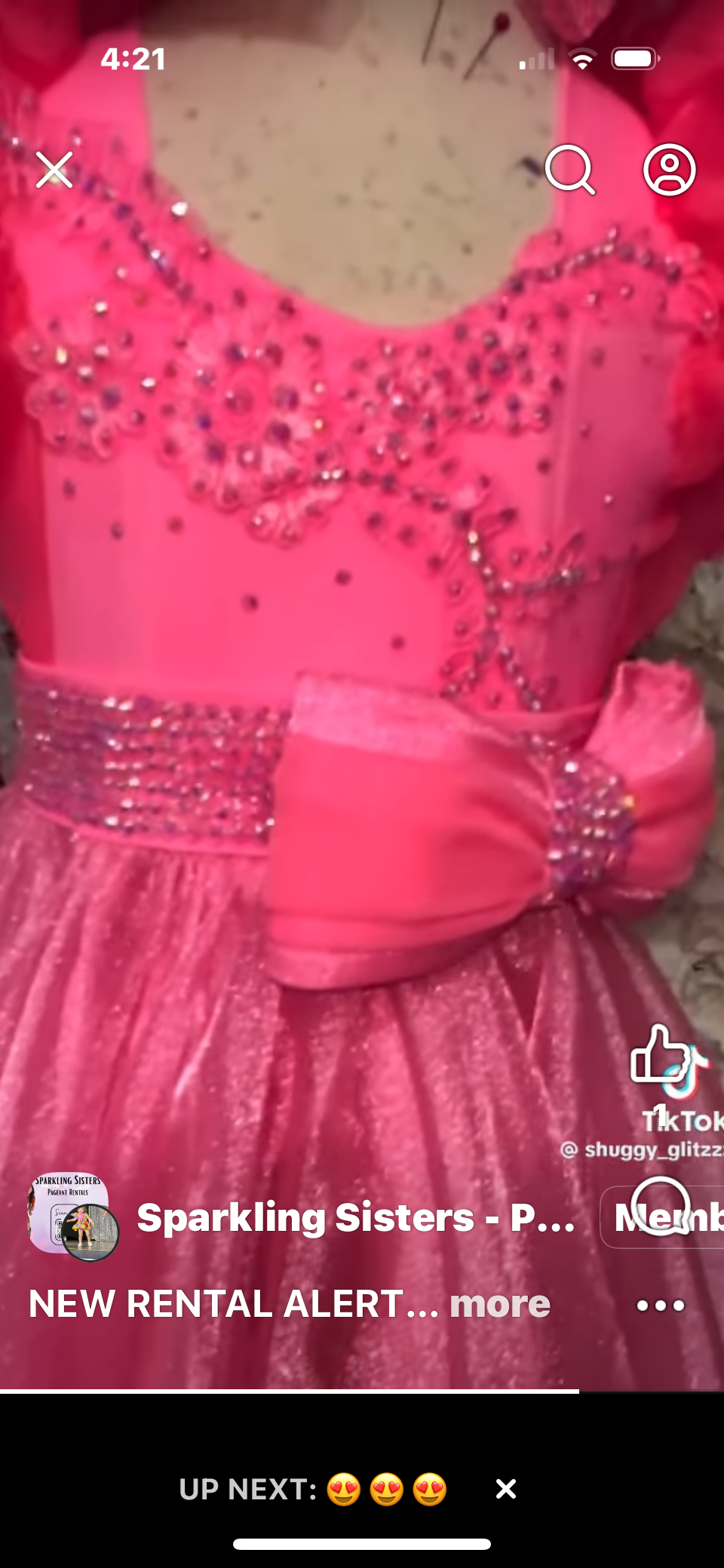 Ballgown Size 4 Shuggy Gown in Beautiful Pink