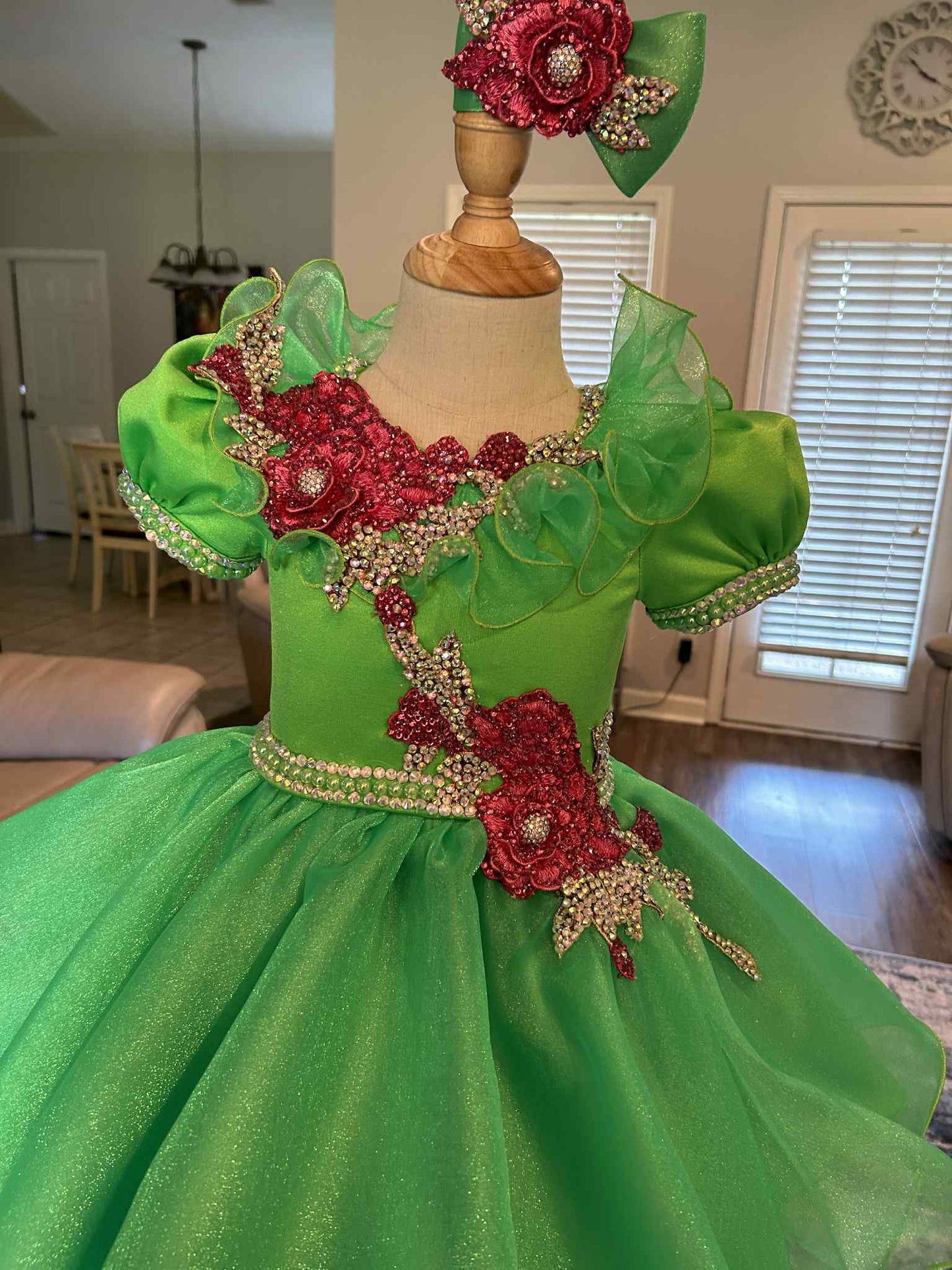 2/3 Green Cris Carpenter Dress