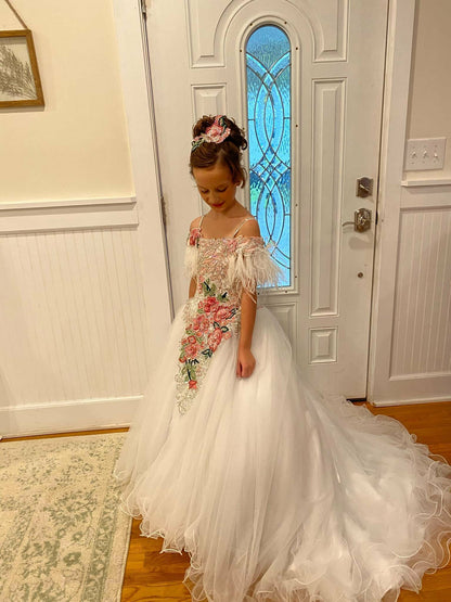 Ballgown - Size 6 - Pure White Perfection - Gemics Gown