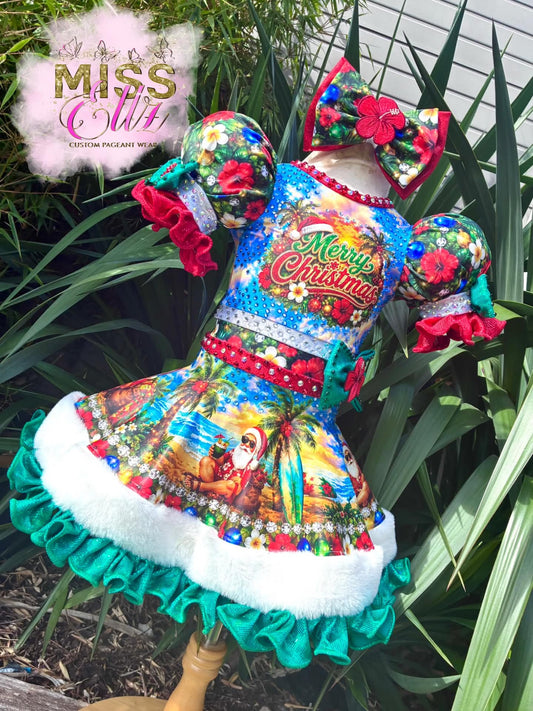 2/4 slim 5 Hawaiian Santa By Miss Ellz