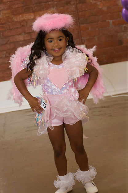 18/3 Angel Hearts OOC in baby Pink and sparkles