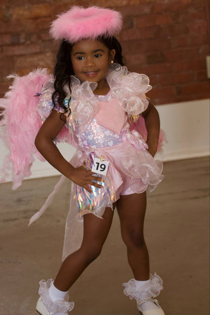 18/3 Angel Hearts OOC in baby Pink and sparkles