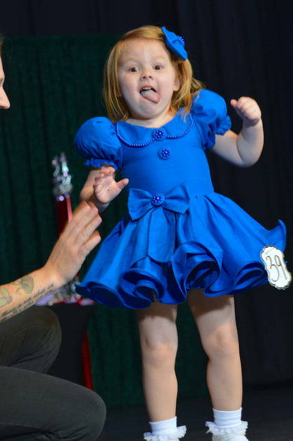 18/3 Royal Blue Sapphire Natural Dress