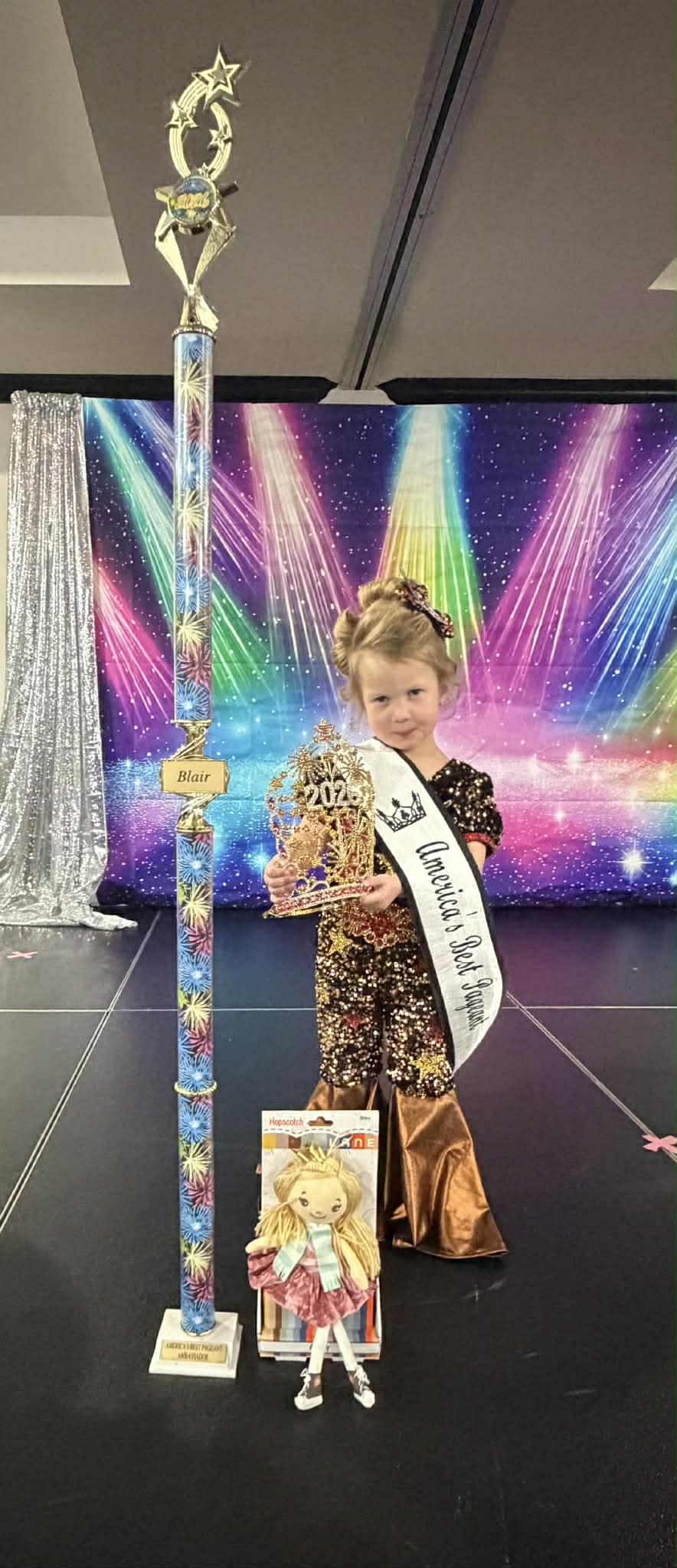 4T Rockin Robin - Rock Star with Black and Gold and Chocolate