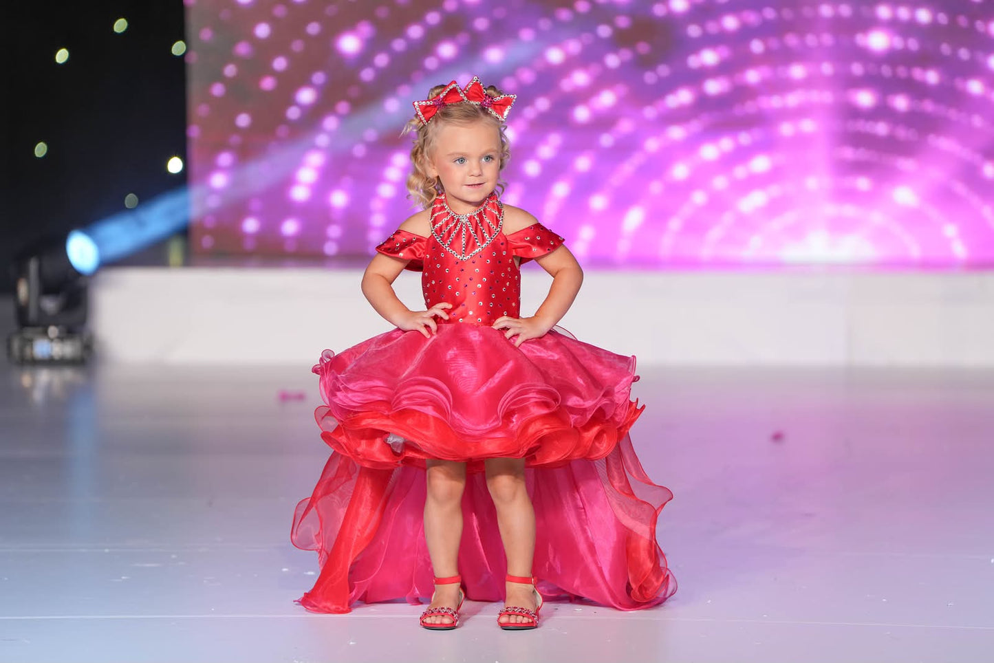 3/5 Red Radiance FF By Parisian Bridal