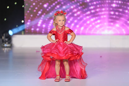 3/5 Red Radiance FF By Parisian Bridal