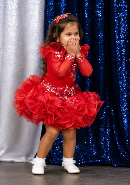 3/5 Fire Red Dress by Connie Hobson