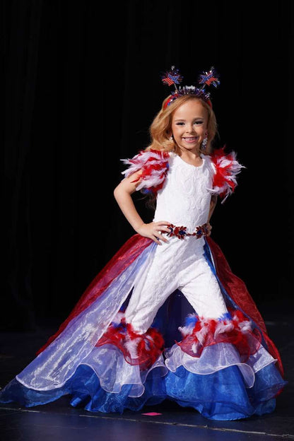 4/6 Red white and Blue Patriotic Fun Fashion Wear