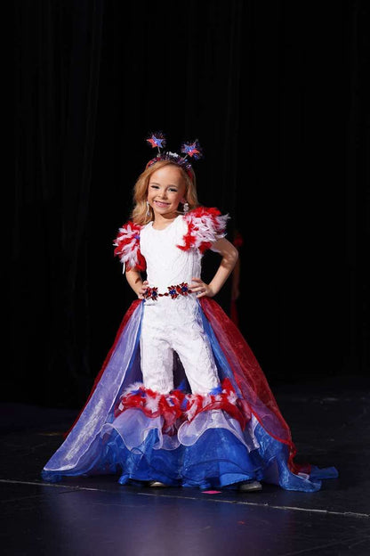 4/6 Red white and Blue Patriotic Fun Fashion Wear