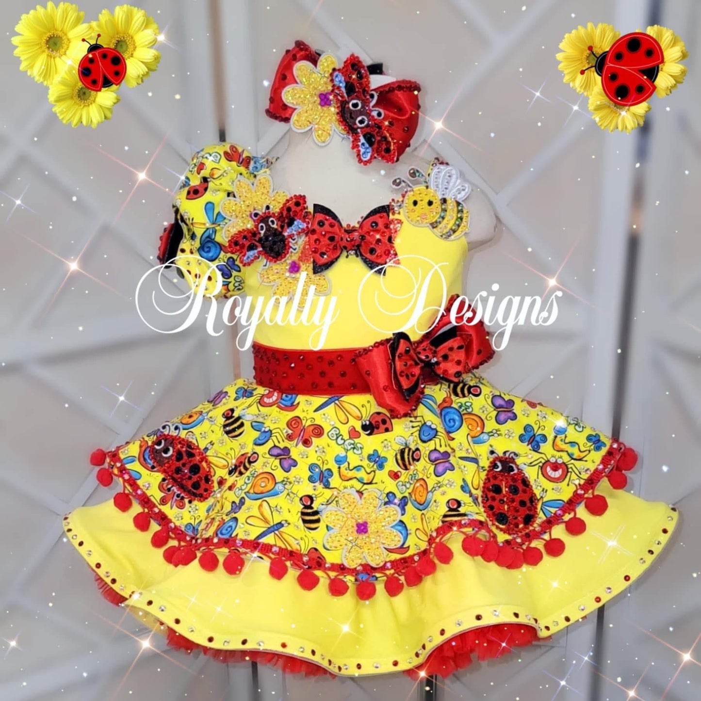 18/3 Slim 4 Ladybug Blossoms By Royalty Designs