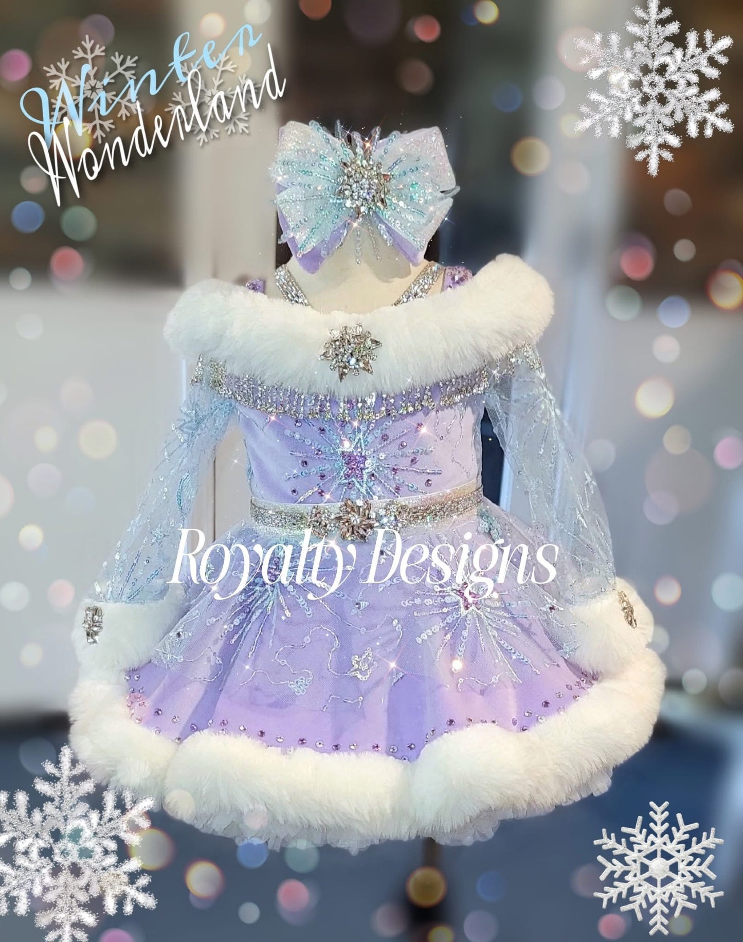 18/3 Slim 4 Snow Queen Sparkle By Royalty Designs