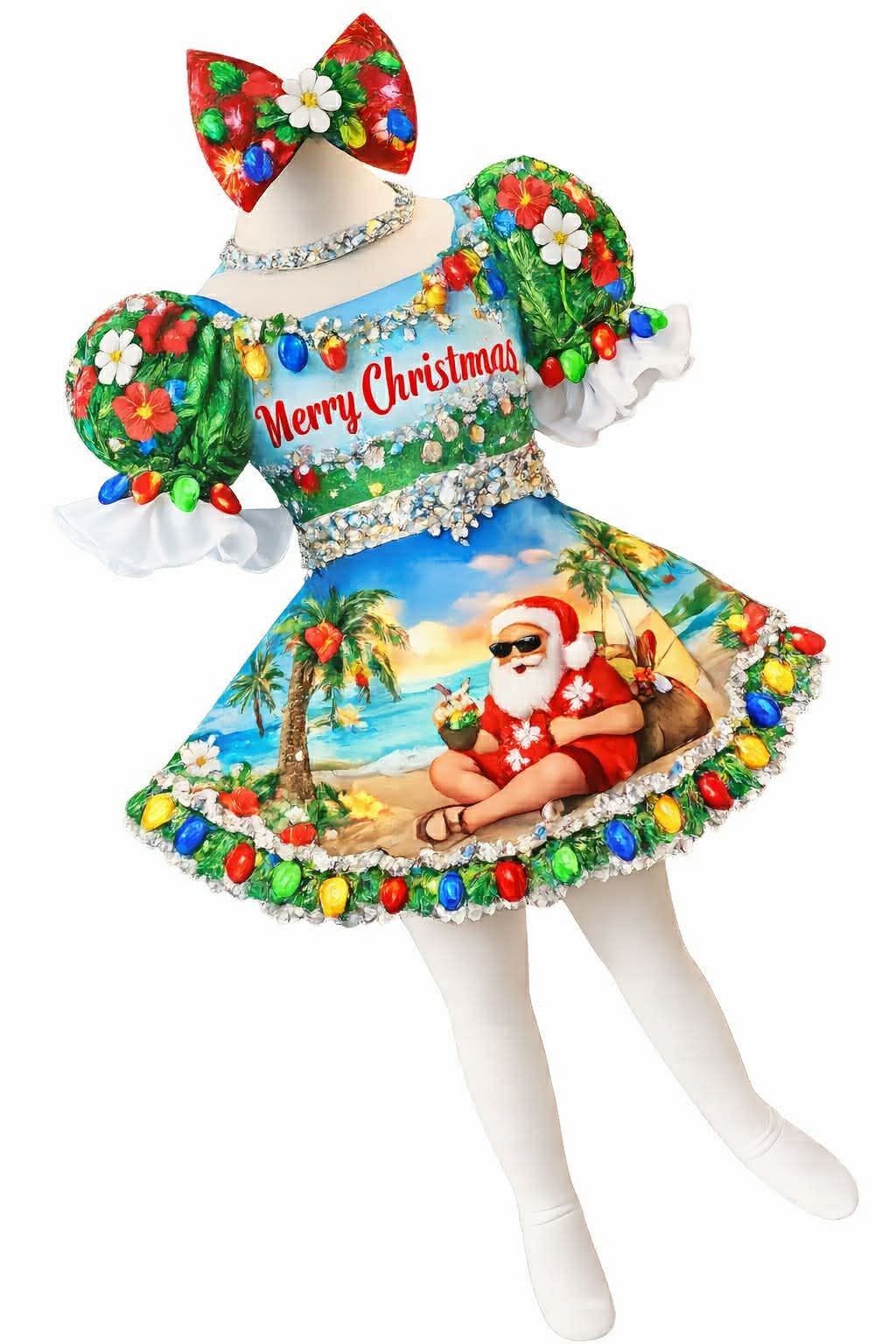 2/4 slim 5 Hawaiian Santa By Miss Ellz