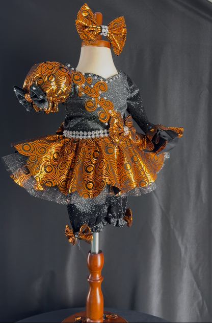 2T-4T Pumpkin Patch Dress