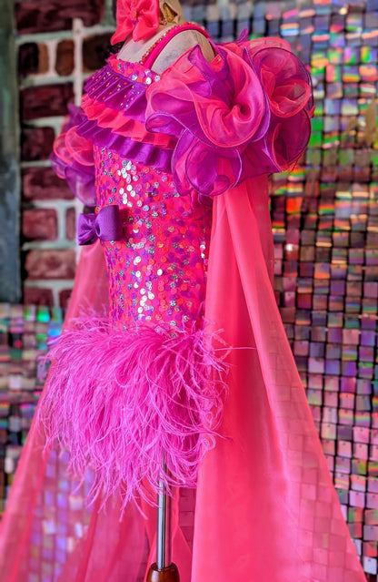 4/6 Miss Elegance Pink and Purple by Parisian Bridal