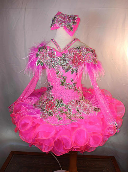 3/5 Mega Glitz Gemics in Hot Pink