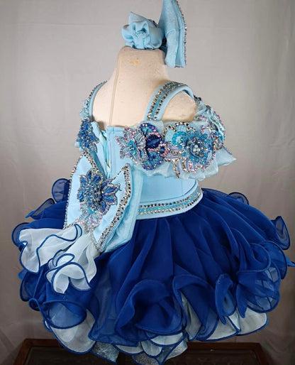 *6-12 mo Miss Blue Belle Gemics