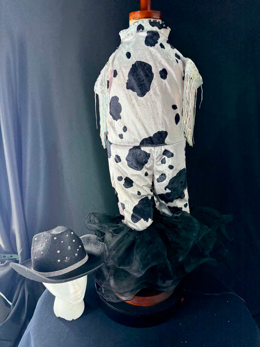 18/3 slim 4  Black/ White Western Tog