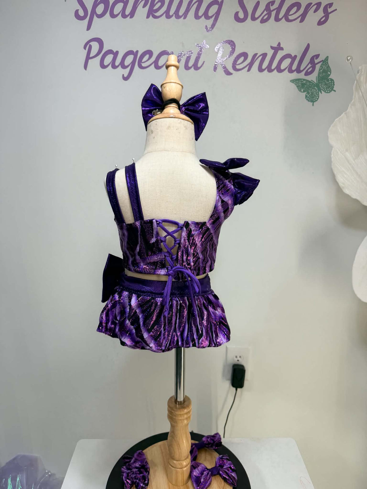 3/5 Plum Crazy Swim