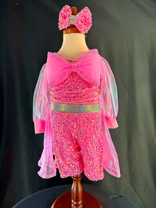 2T Pink Bow FF
