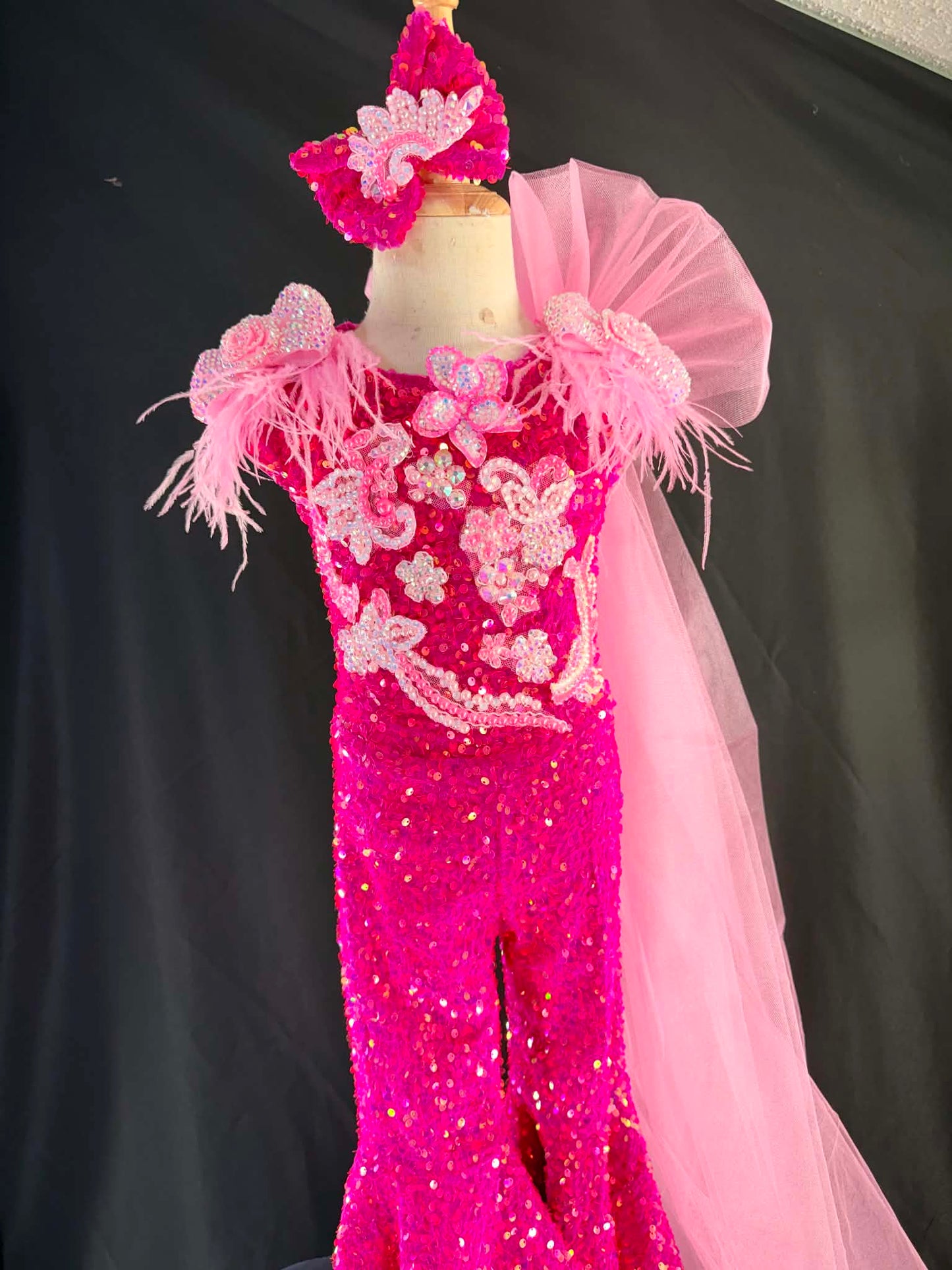 3T Double Pink Bow FF