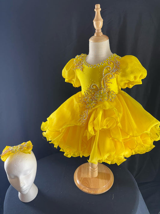 18/3 - Yellow Babydoll Glitz