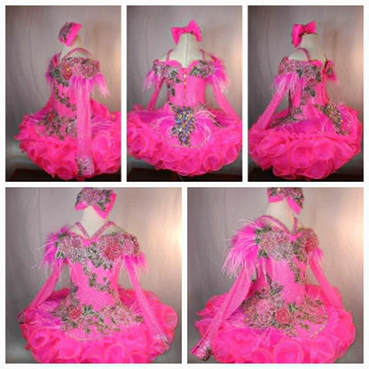 3/5 Mega Glitz Gemics in Hot Pink