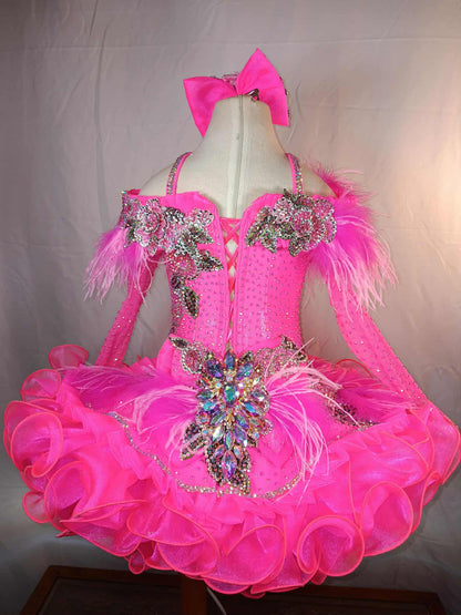 3/5 Mega Glitz Gemics in Hot Pink