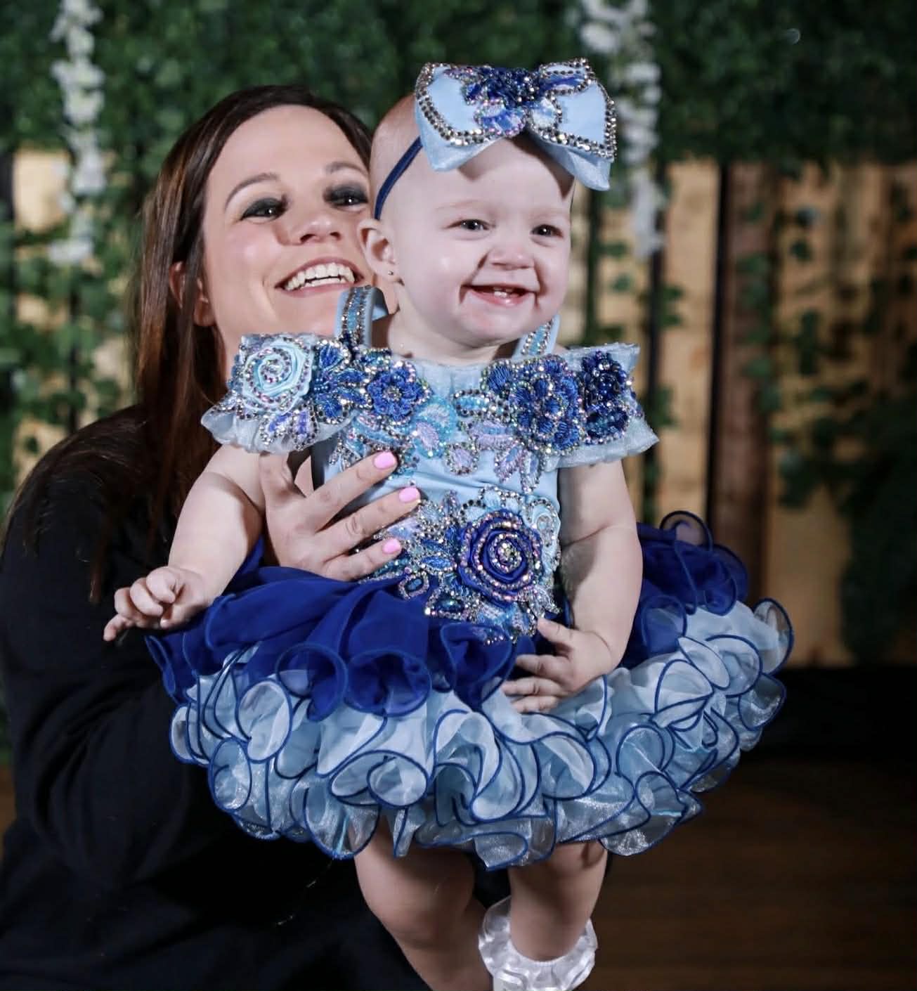 *6-12 mo Miss Blue Belle Gemics