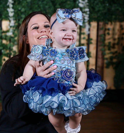 *6-12 mo Miss Blue Belle Gemics