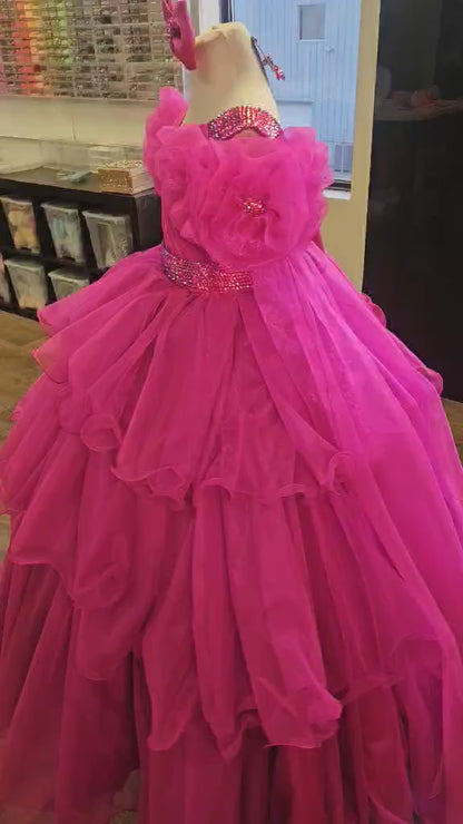 Ballgown - Size 6 - Fabulous Majenta