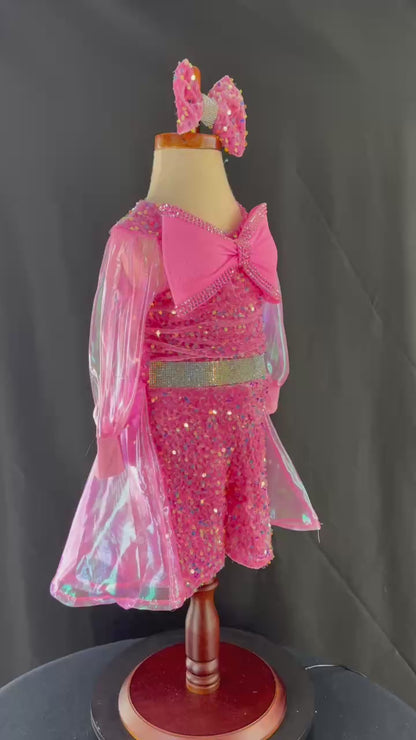 2T Pink Bow FF