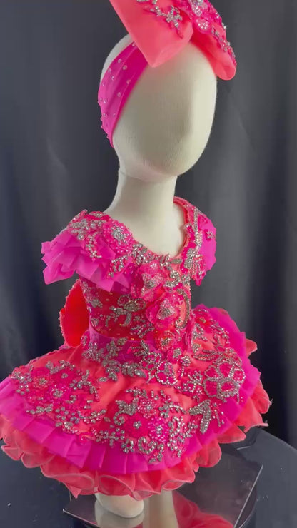 *6-12 ELECTRIC PINK SHUGGY