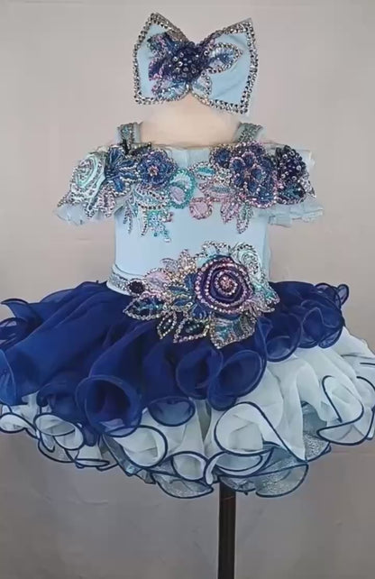 *6-12 mo Miss Blue Belle Gemics