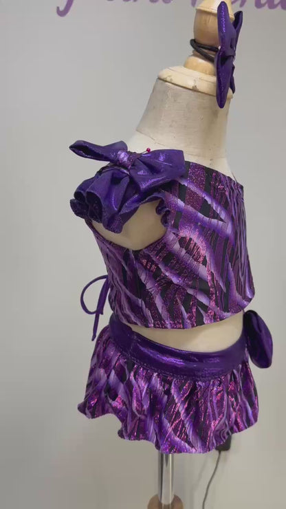 3/5 Plum Crazy Swim