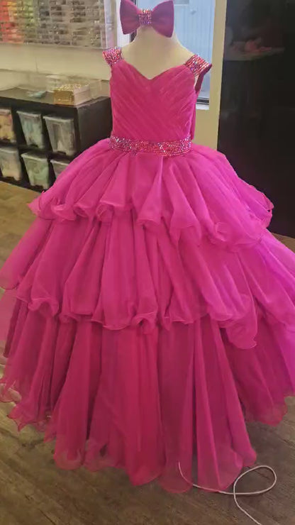 Ballgown - Size 6 - Fabulous Majenta