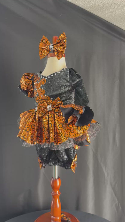 2T-4T Pumpkin Patch Dress