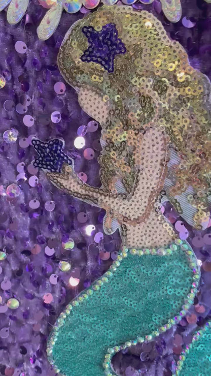 *3-6 Months - Mermaid Dreams OOC/FF in Purple and Turquoise