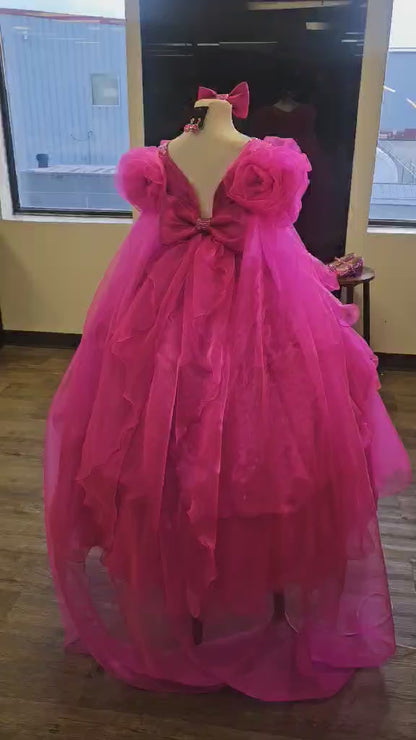 Ballgown - Size 6 - Fabulous Majenta