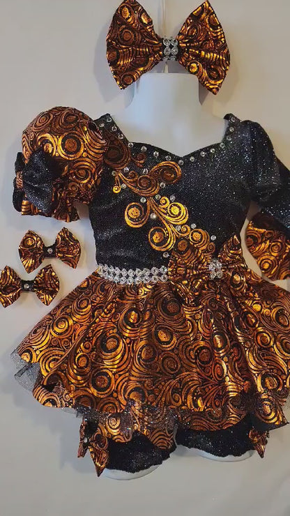 2T-4T Pumpkin Patch Dress