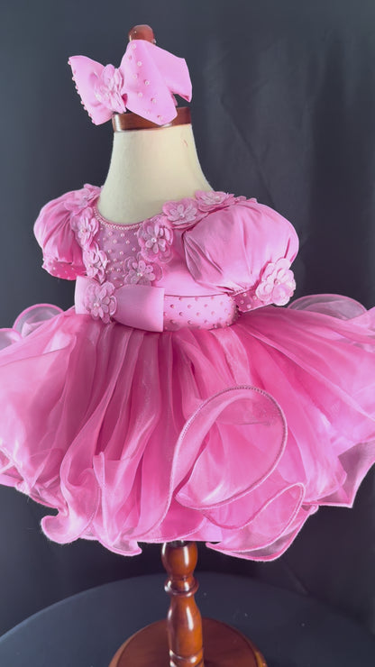 *6-12 Months - Pink Hannah Hack Natural