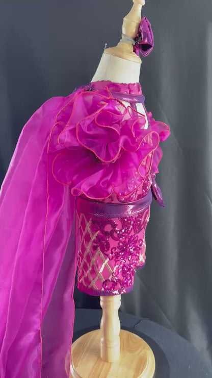 3/5 Sandra Parker Fushia/Gold FF