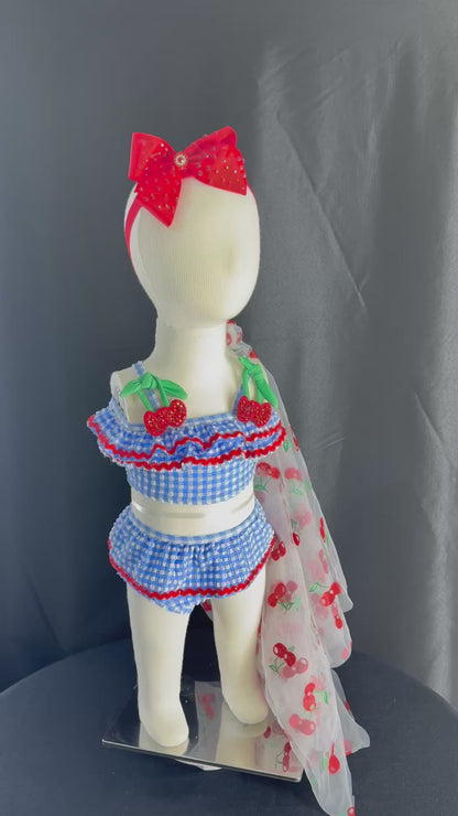 *0-3 Month Cherry Swim