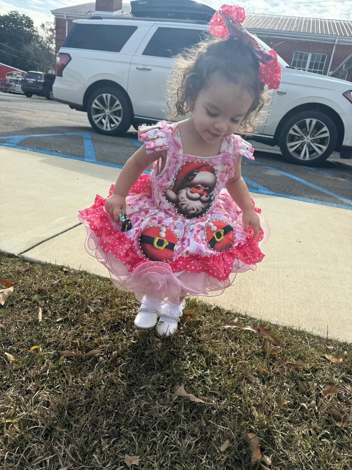 *6-18 Months - PINK SANTA